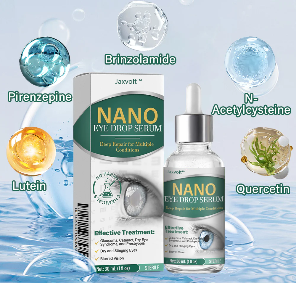 👩‍⚕️Jaxvolt® Nano Eye Drops Serum ✅FDA Approved(Suitable for presbyopia, dry eye syndrome, glaucoma, and cataracts) ☘️☘️