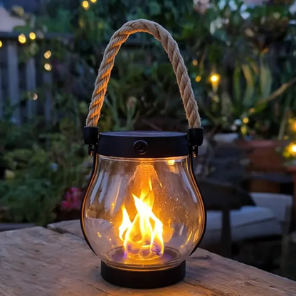 🔥 Last Day Promotion 50% OFF🔥Dancing flame Solar Lantern Outdoor Lights
