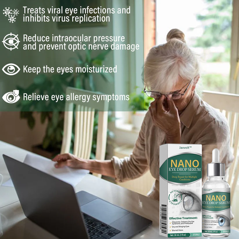 👩‍⚕️Jaxvolt® Nano Eye Drops Serum ✅FDA Approved(Suitable for presbyopia, dry eye syndrome, glaucoma, and cataracts) ☘️☘️
