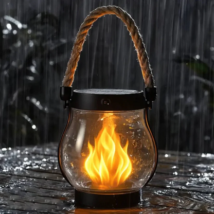 🔥 Last Day Promotion 50% OFF🔥Dancing flame Solar Lantern Outdoor Lights