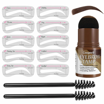 Cougex® One Step Eyebrow Stamp Shaping Kit