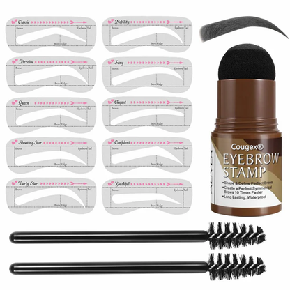 Cougex® One Step Eyebrow Stamp Shaping Kit